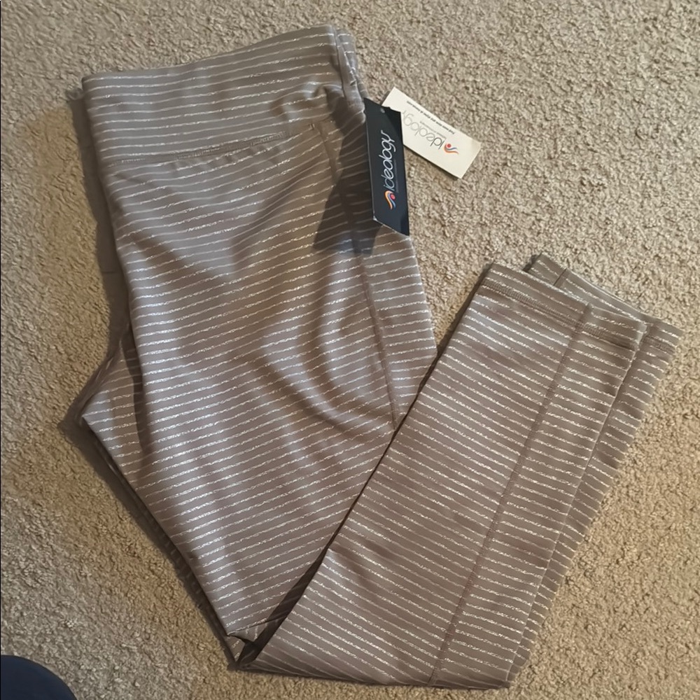 Ideology Metallic Gray Leggings